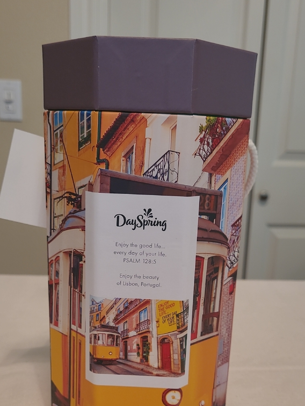 DaySpring Lisbon Themed Puzzle - Yellow & Purple